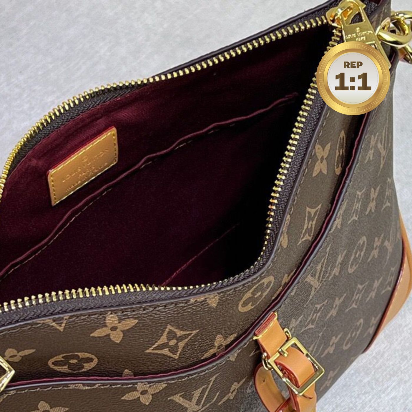 [REP 1:1] Louis Vuitton Odeon PM Monogram Canvas Brown For Women 11in/28cm